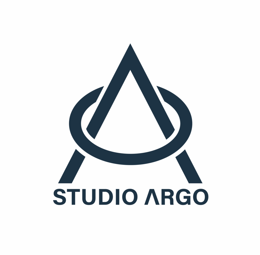 Logotype Studio Argo bleu