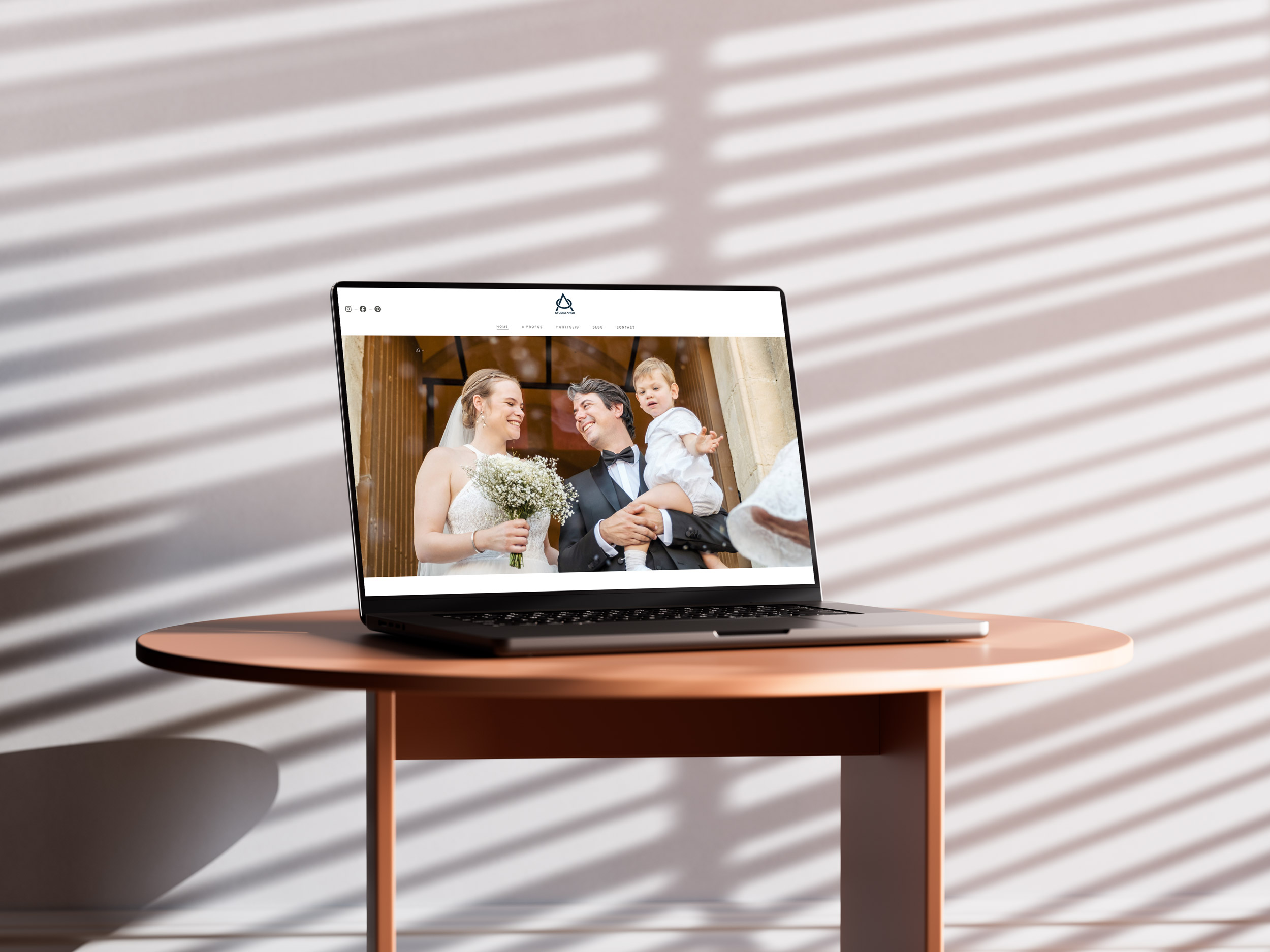 Site vitrine - Studio Argo - Photographe de mariages
